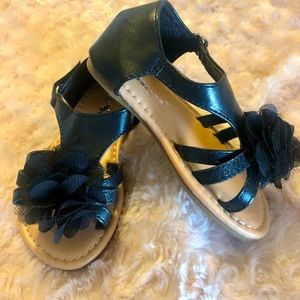 Black Toddler Strappy Sandals